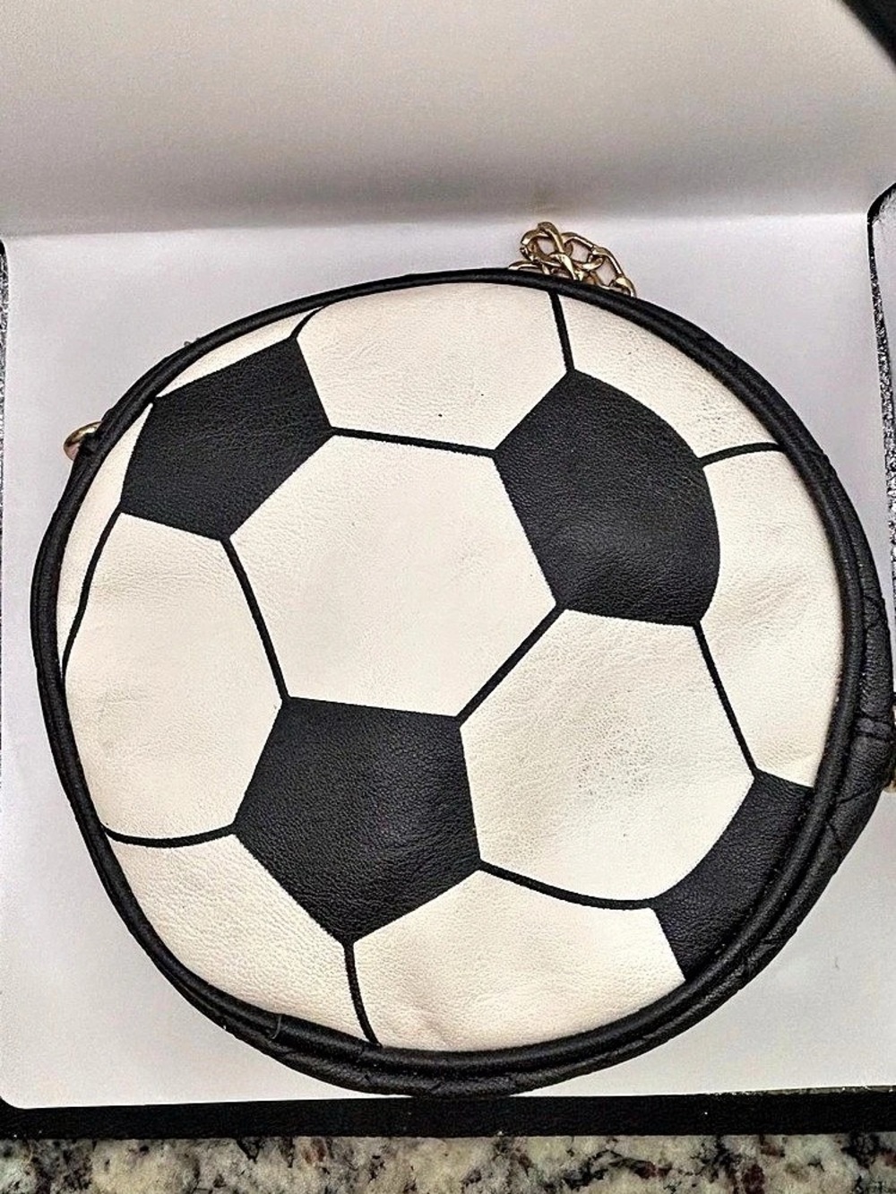 adidas Soccer Ball Crossbody Bag Black & White